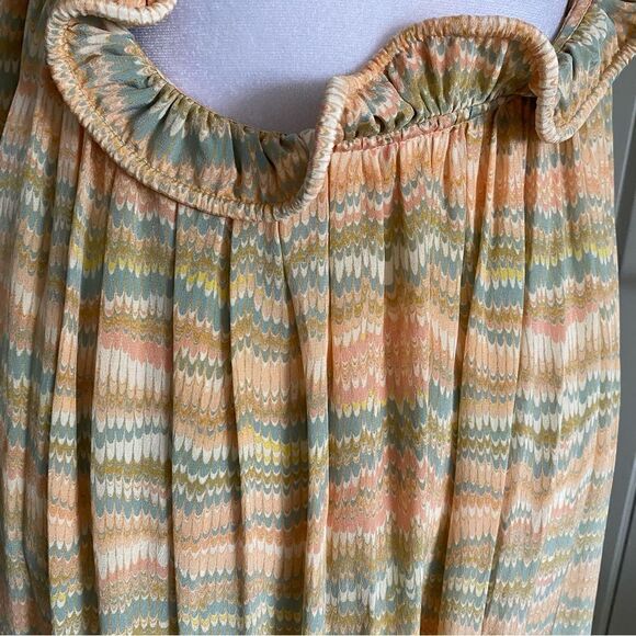 NWT Ulla Johnson Celeste Neutral Esthetic Silk Maxi Dress in Opal Size 6 - Picture 6 of 12